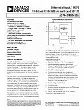 DataSheet AD7450A pdf